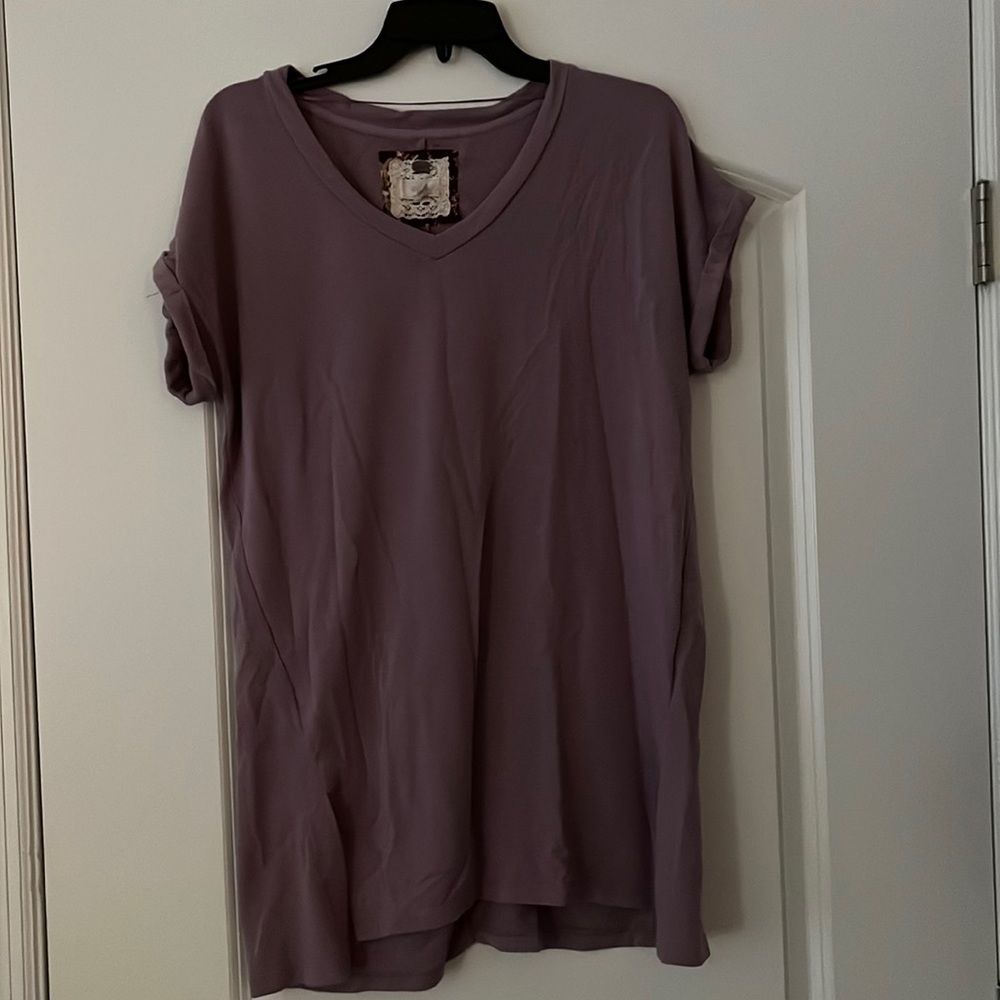 ❤️ 3 for $7 or $4 each. Lavender Long T-Shirt